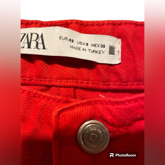 NWT ZARA  Mid Rise Straight size 8 - Picture 4 of 5